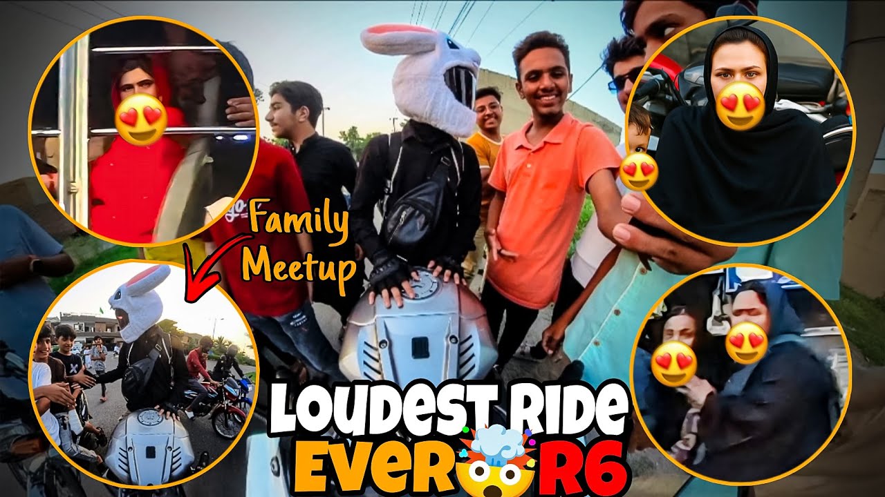 🥵 Riding My Loudest Superbike in the City! 🔥 Family Meetup & Epic Reactions!