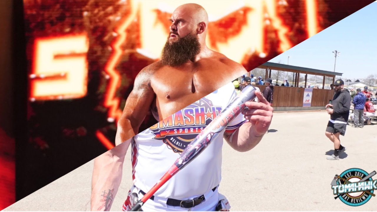 WWE Superstar Bruan Strowman and his new Anarchy Bat || The Crusher