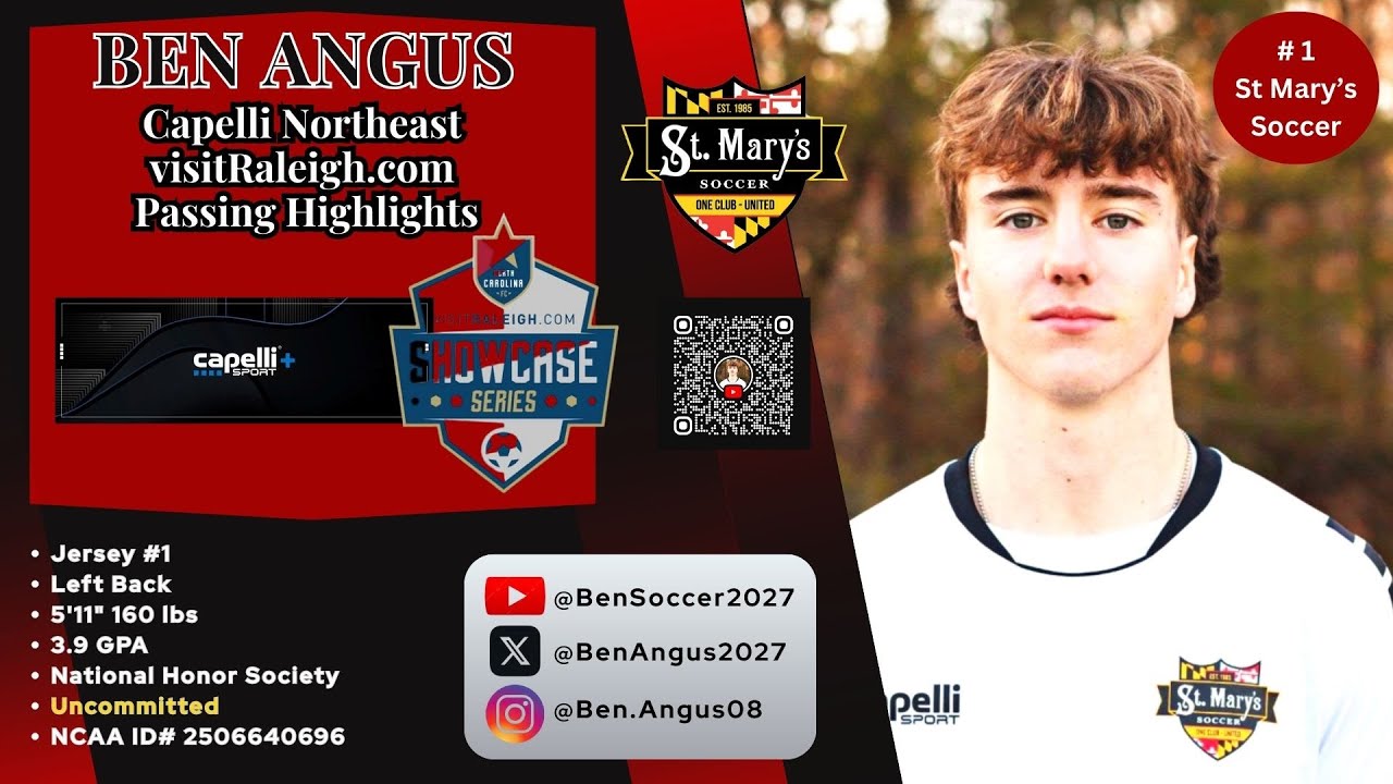Passing Capelli, Raleigh Showcases Highlights - Ben Angus | 2027 Defender