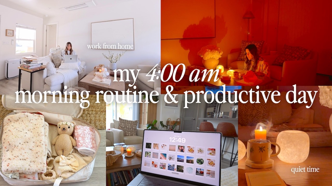 productive days in my life | my 4:00 AM morning 🌞 pack my hospital bag + quiet time chats!