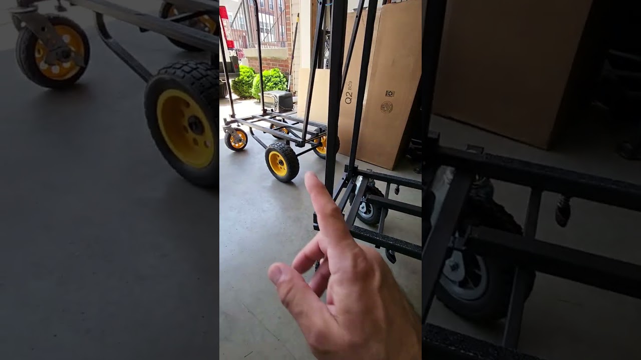 On-Stage cart vs Rock N Roller cart. UTC5500FB vs R12RT