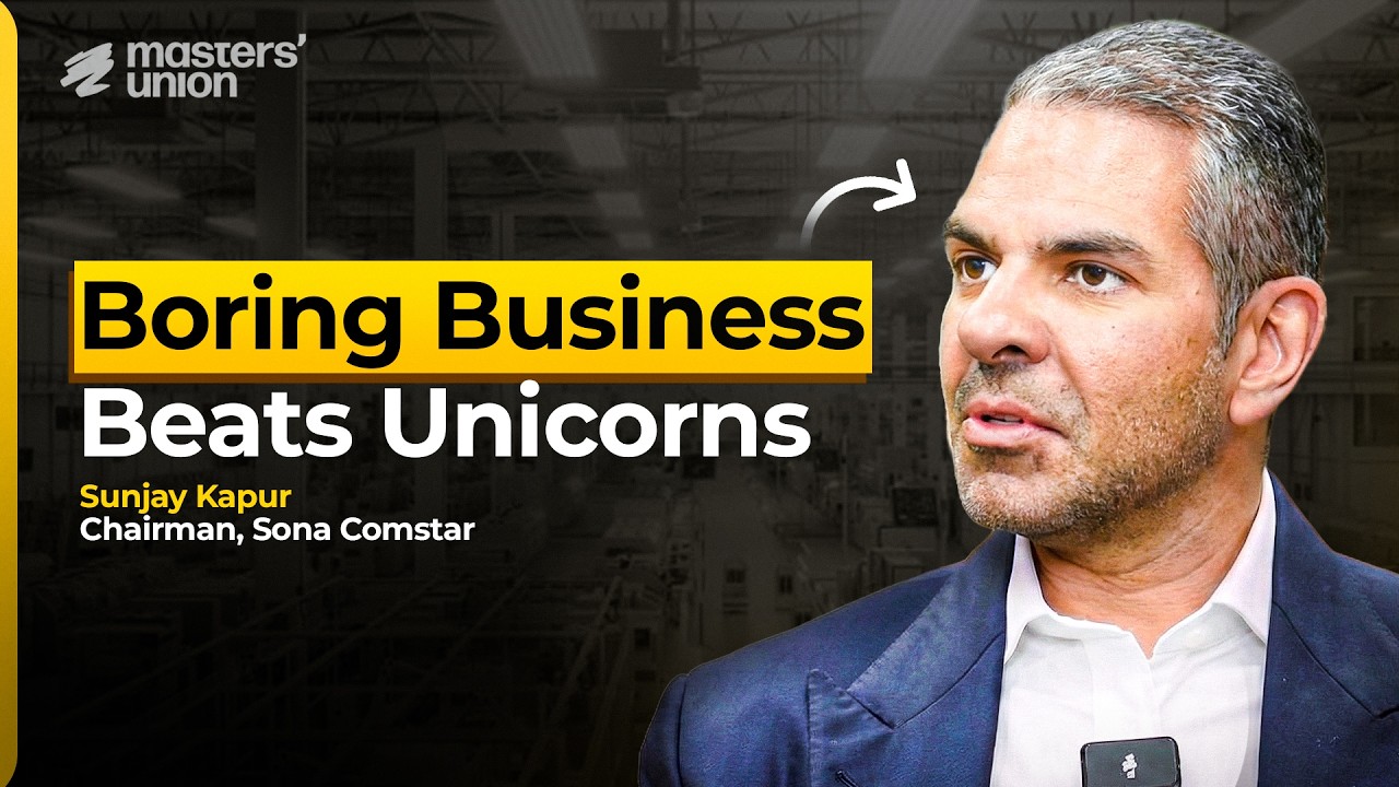 Ep.71 The Future Of India's Auto-Component Industry In The Next 10 Years Ft. Chairman,  Sona Comstar