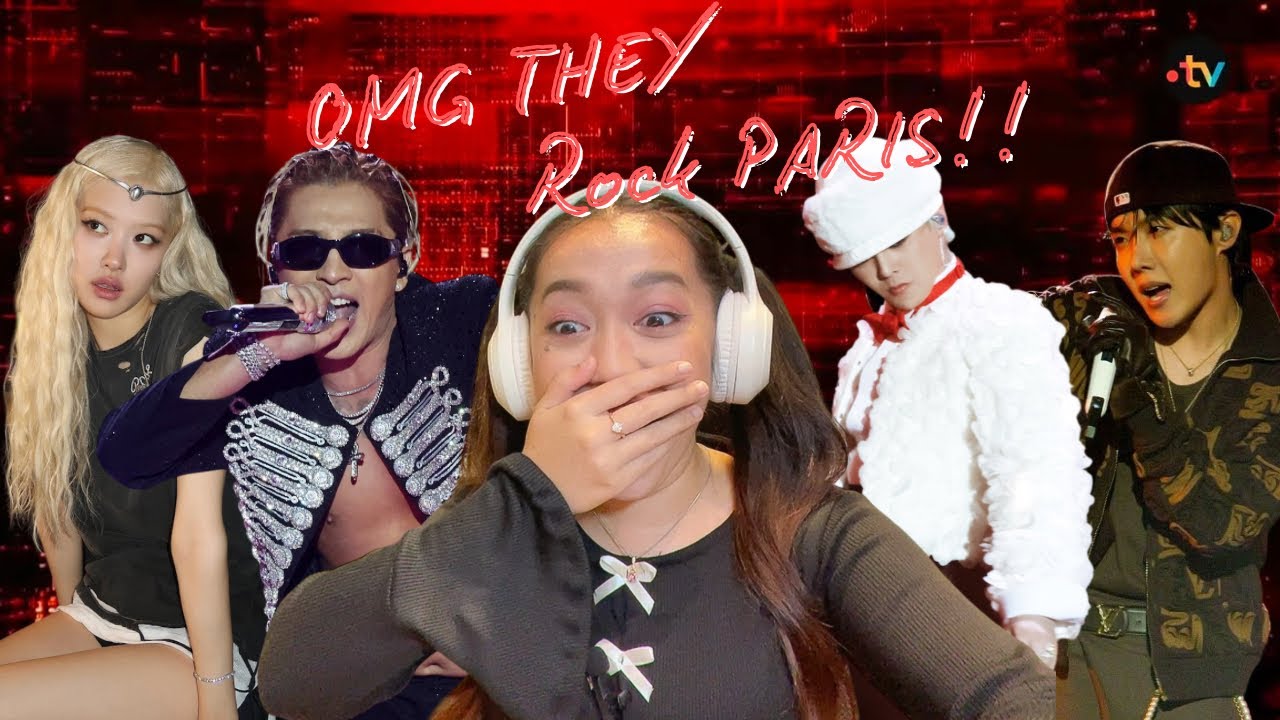 J-Hope + Rose + G-Dragon & Taeyang GALA PARIS Perform Reaction | THEY ROCK PARIS!!