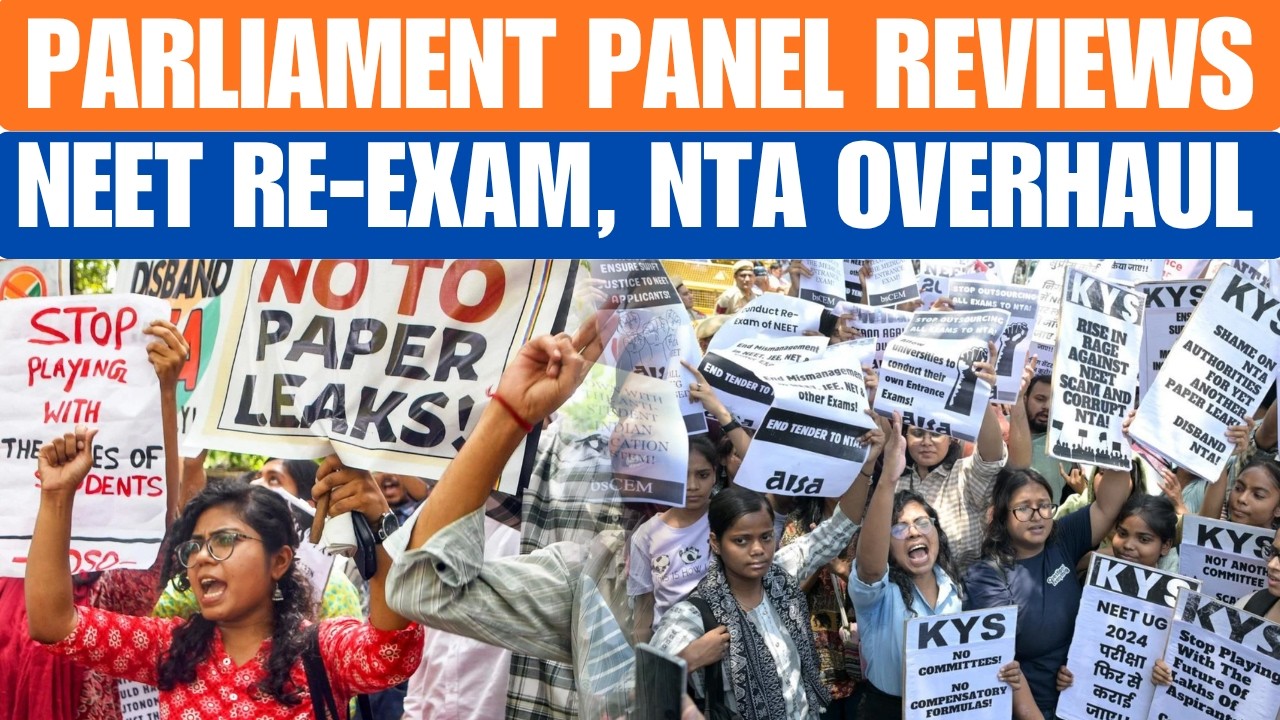 NEET-UG 2026 Row: Parliament Panel Reviews Exam Reforms, NTA to Face Questions | News9