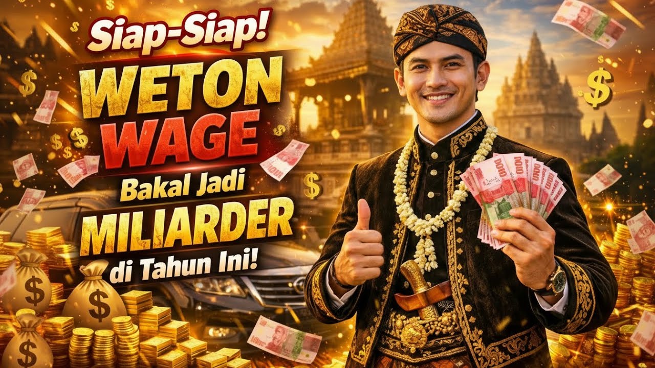 SIAP SIAP WETON WAGE ❗ Bakal jadi MILIARDER di tahun ini ❗
