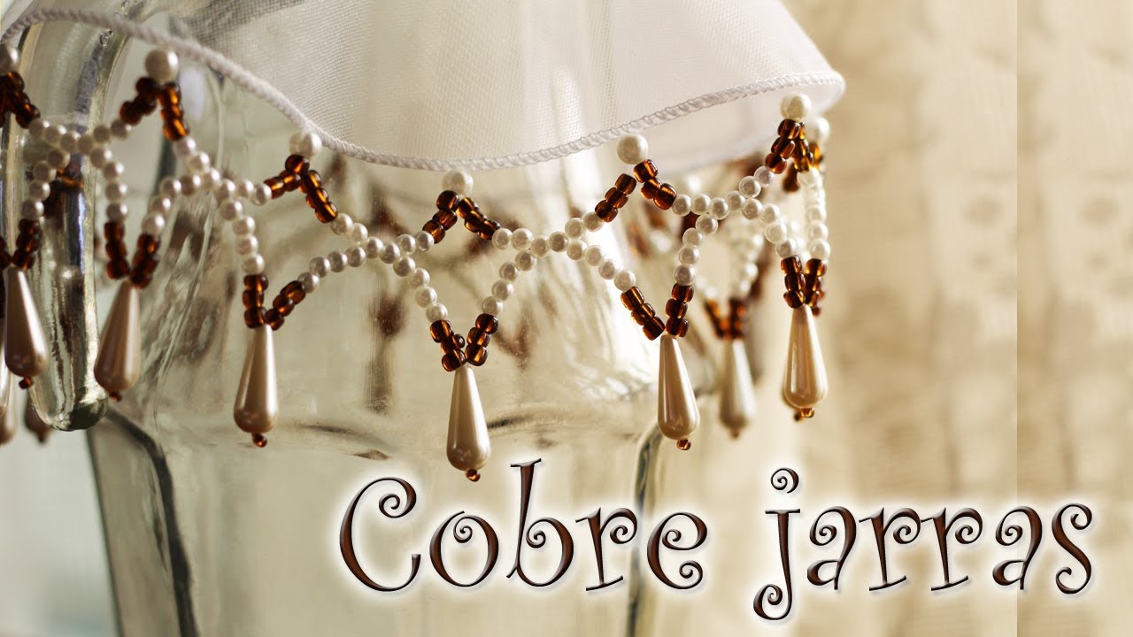 Artesanato passo a passo: Cobre jarras GOTAS