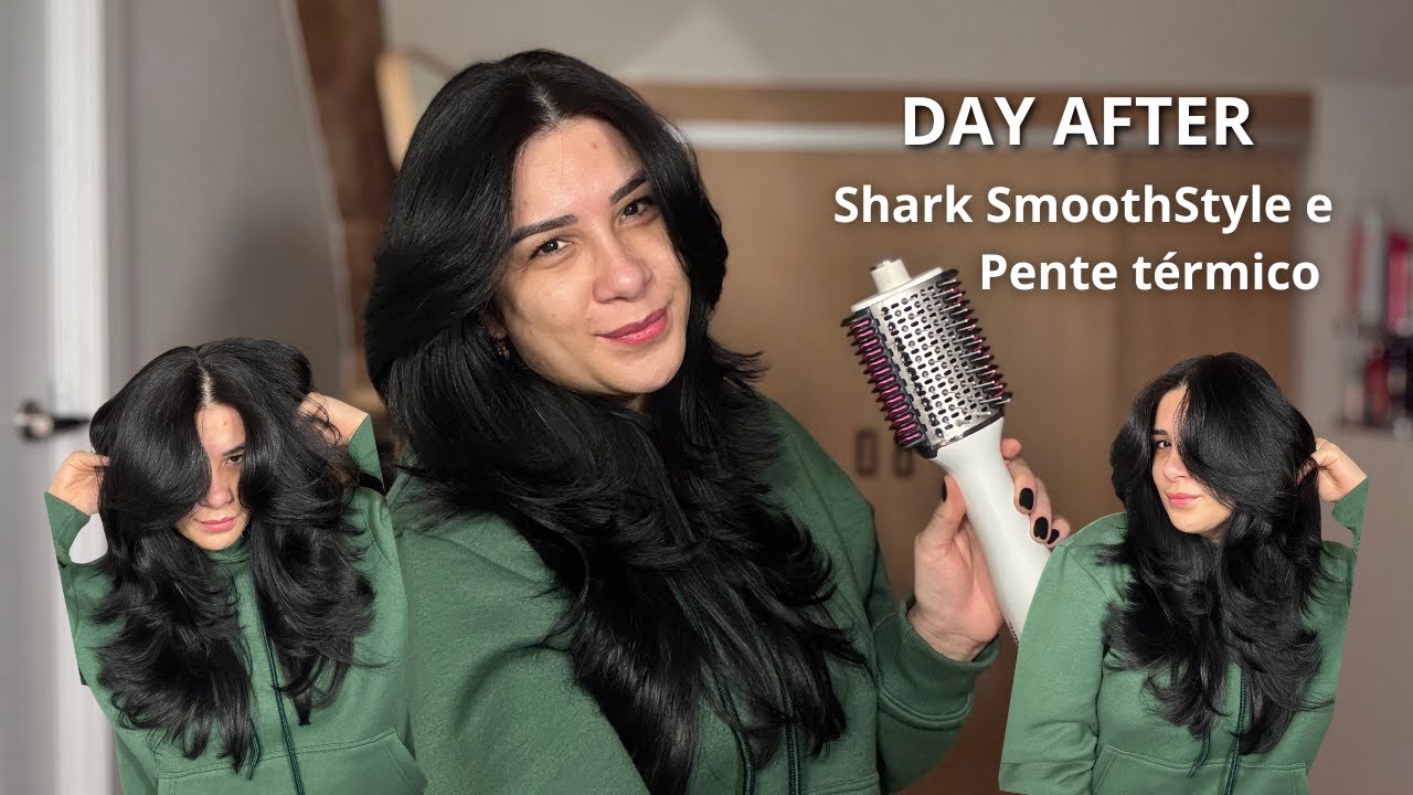 ESCOVA SECADORA SHARK  SMOOTHSTYLE PENTE TÉRMICO | Por @jessicatthings_