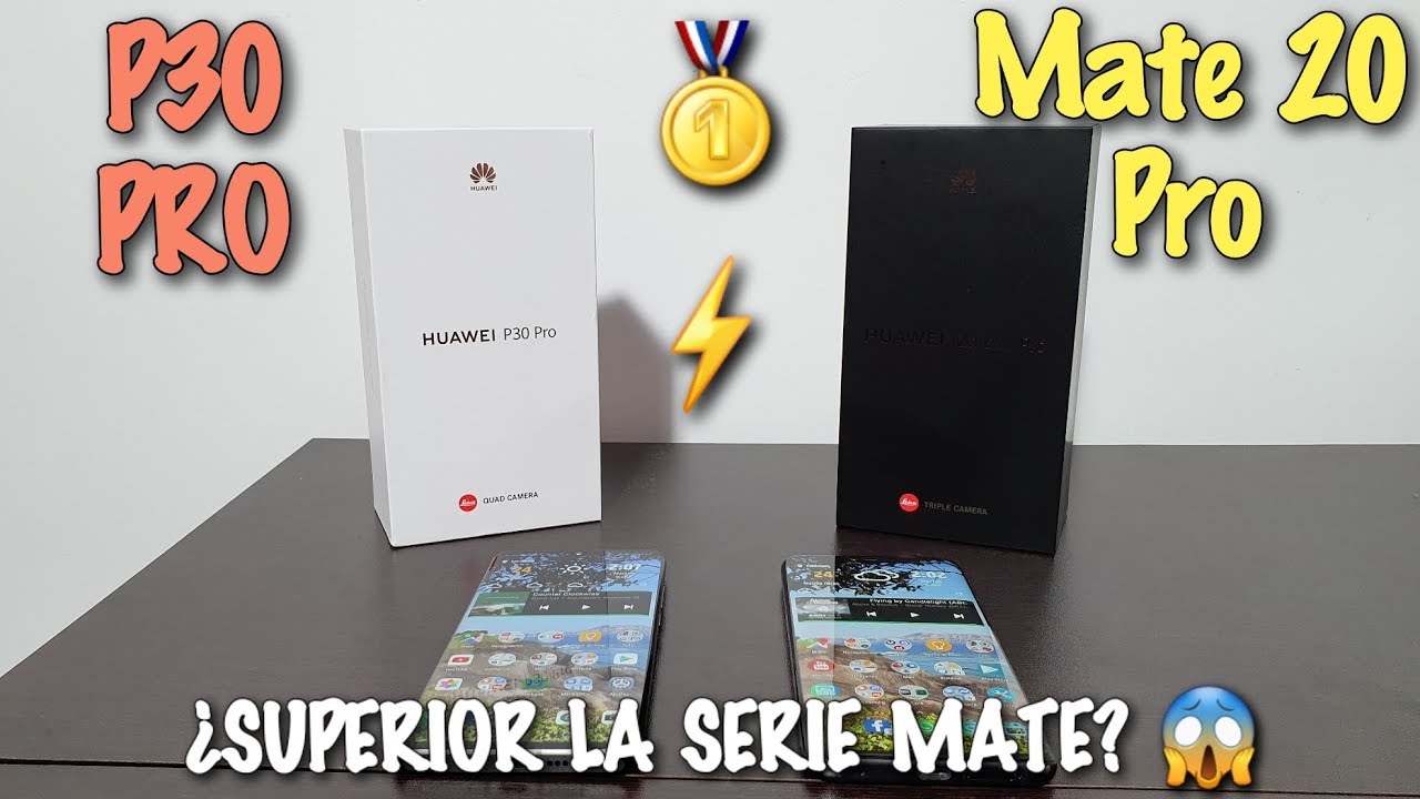⚡P30 PRO vs MATE 20 Pro⚡¿SUPERIOR la serie MATE?