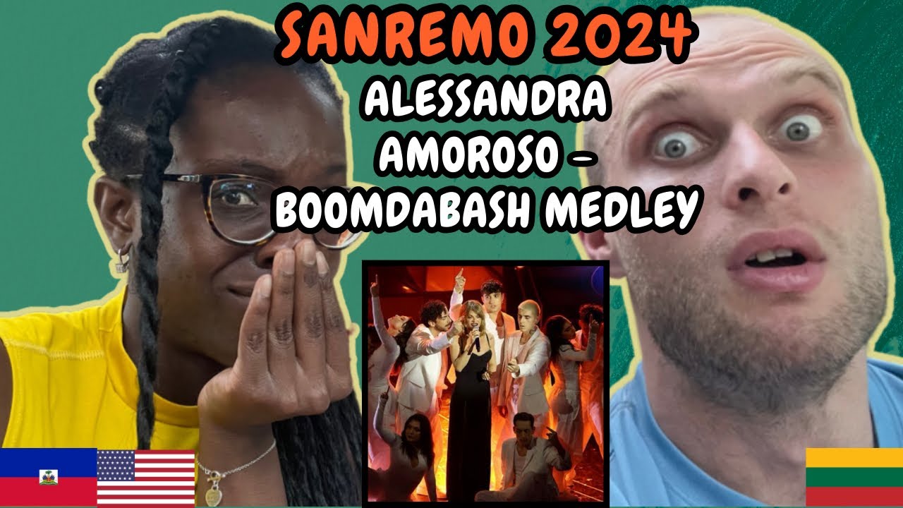 Alessandra Amoroso - Boomdabash Medley Reaction (Italy 🇮🇹 SANREMO 2024) | FIRST TIME LISTENING