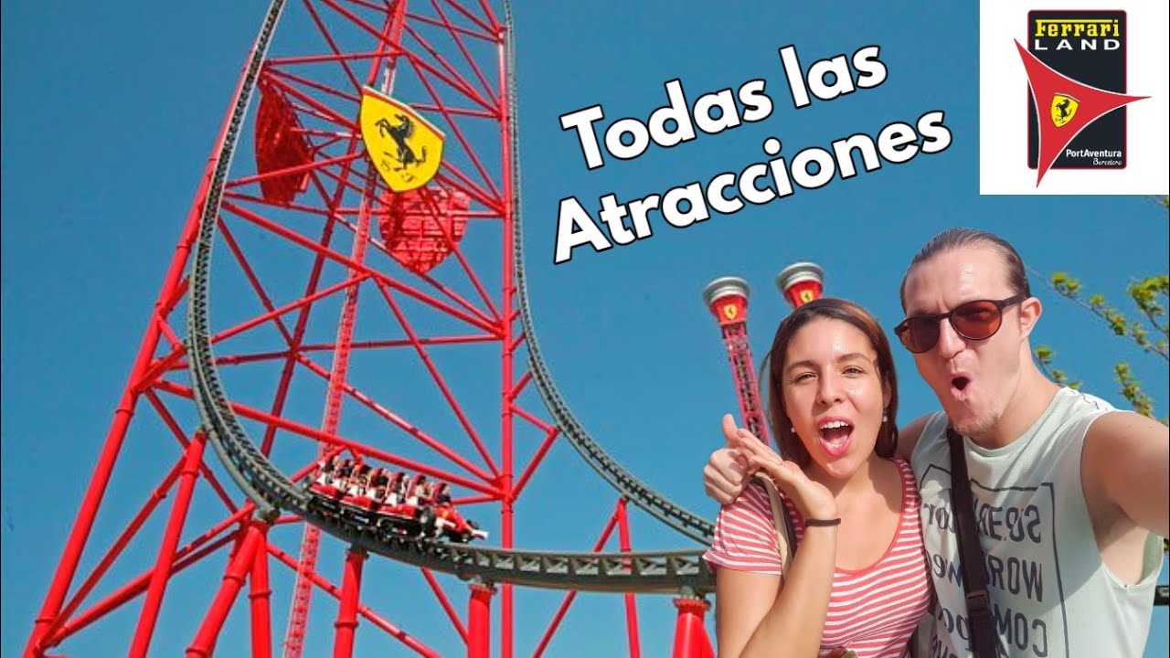 💥 Todas las Atracciones de FERRARI LAND 💥 2025 | Port Aventura World (España)