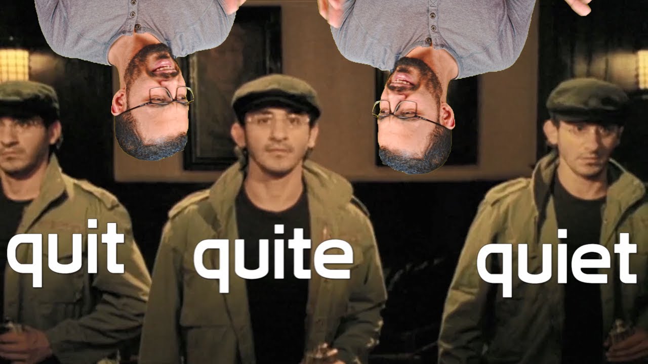 إنجلش تيك اواي 2 - quit , quite, quiet 😅