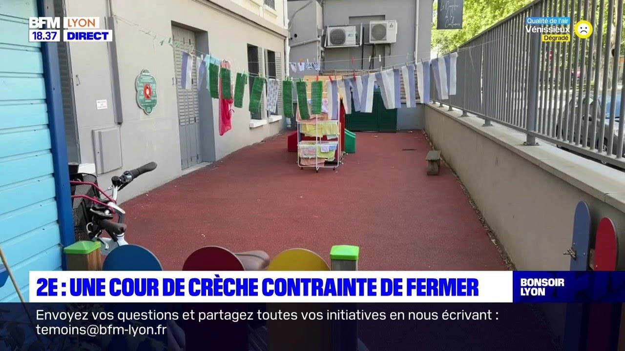 Lyon 2 : une cour de crèche contrainte de fermer
