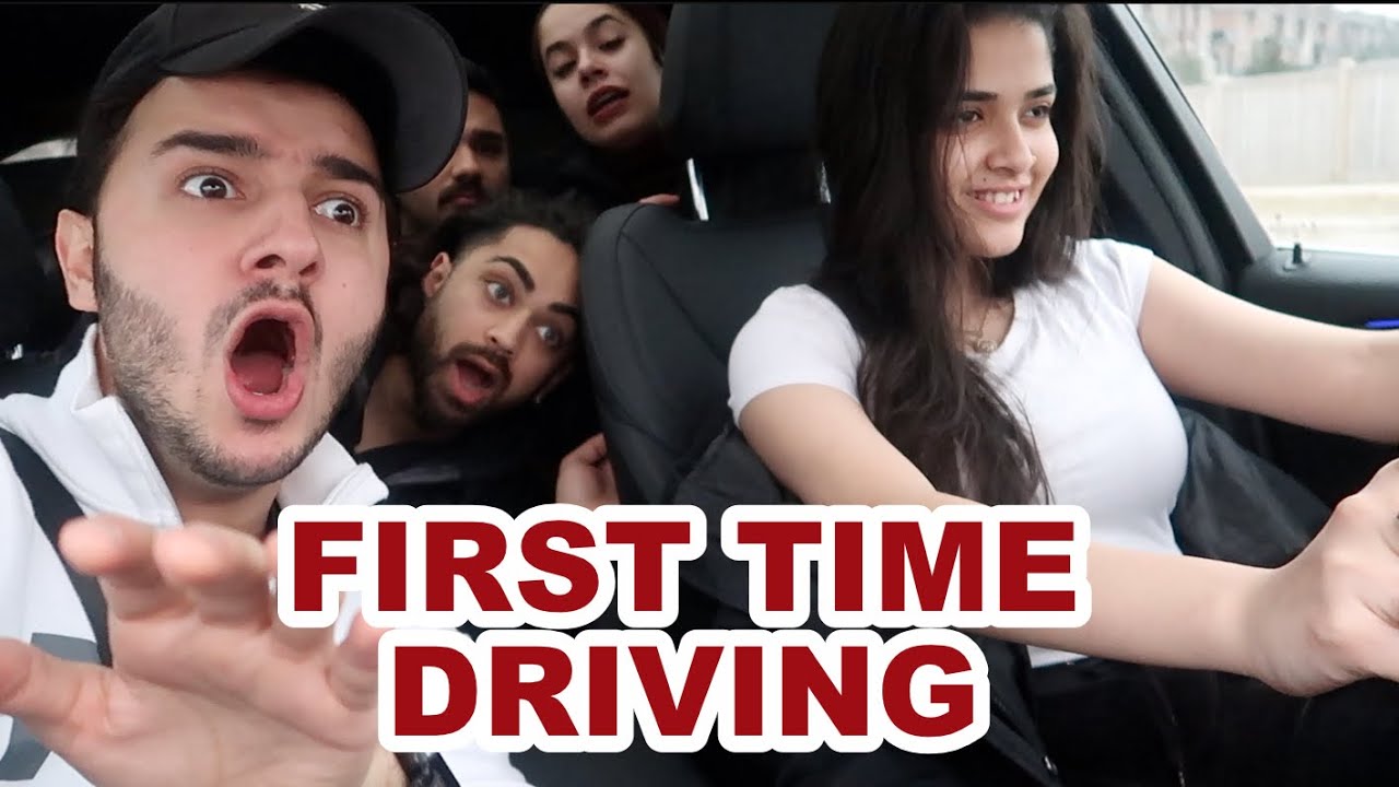 TEACHING HER HOW TO DRIVE (SHE CRASHED)