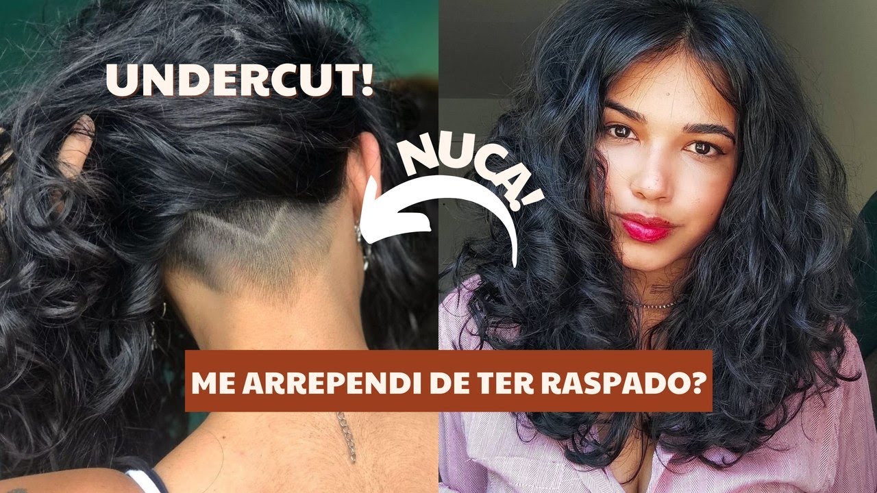 MINHA EXPERIÊNCIA COM A NUCA RASPADA! | UNDERCUT CABELO ONDULADO | Carol Lopes