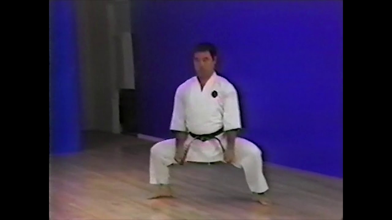 Goju ryu kata  Sepai side view Slow