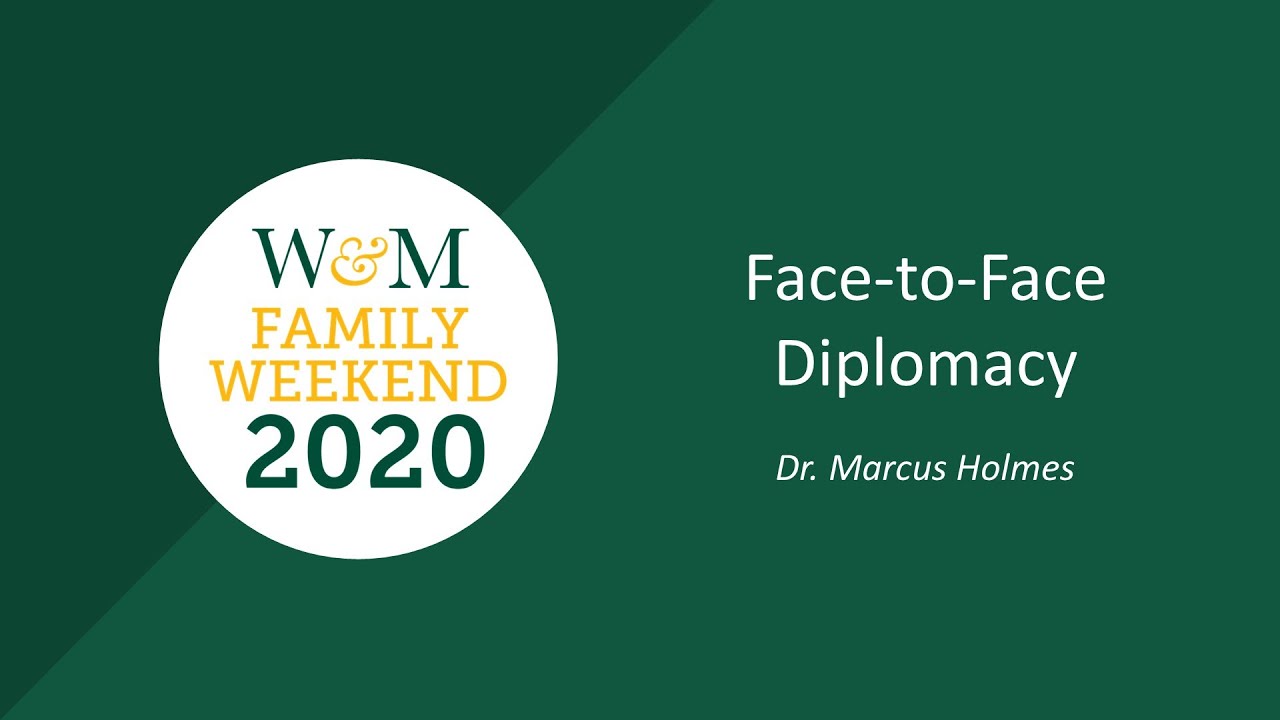 Face to Face Diplomacy