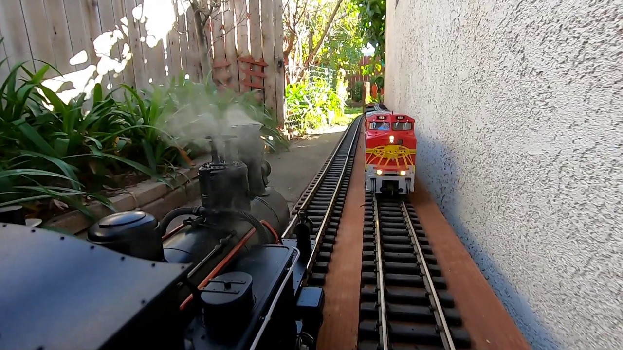 Model Train Crash In To GoPro at Full Speed