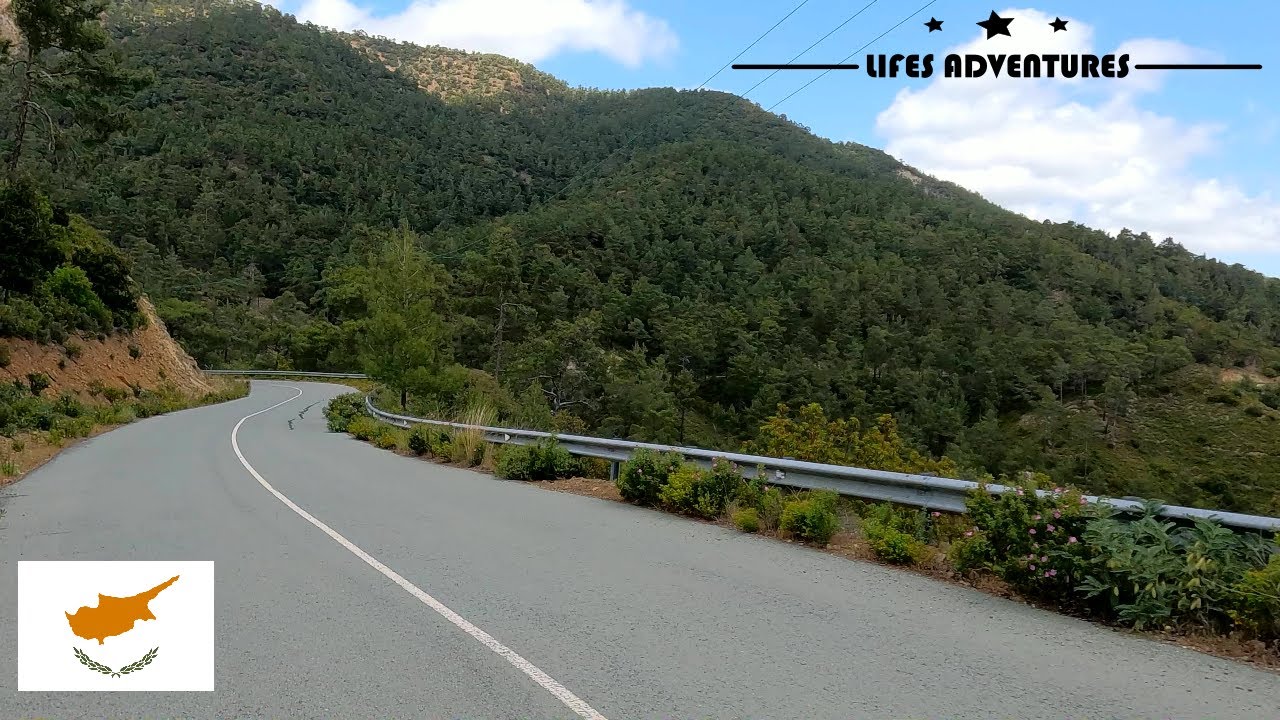 DRIVING THROUGH A MOUNTAIN FOREST in CYPRUS 🇨🇾 4K (60fps)