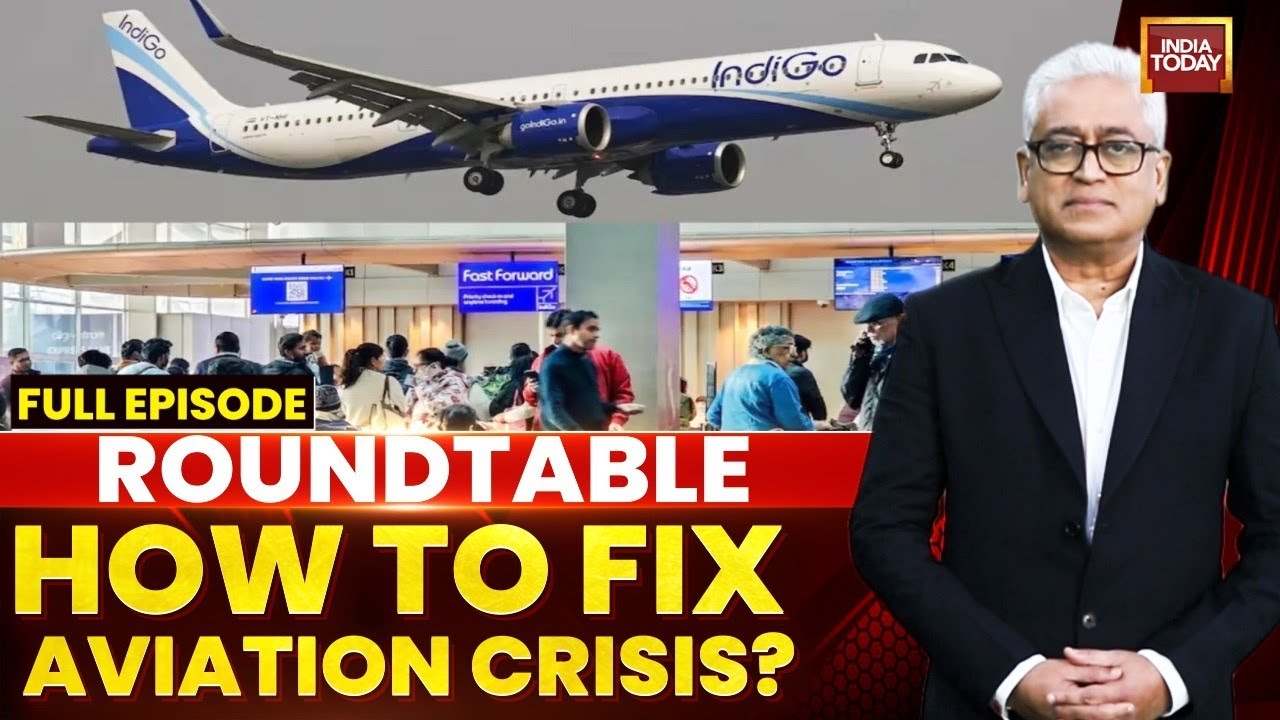 NewsToday With Rajdeep Sardesai | Indigo Meltdown Roundtable | How To Fix Aviation Crisis