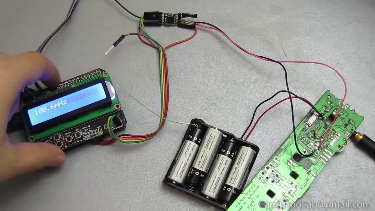 FM радио модуль TEA5767, Подключение к Arduino