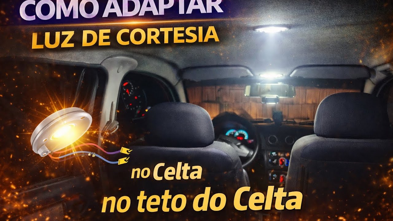 Como fazer Luz de cortesia no celta / prisma / Corsa