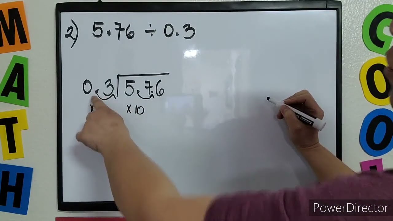 TAGALOG: Division of Decimals #TeacherA #MathinTagalog