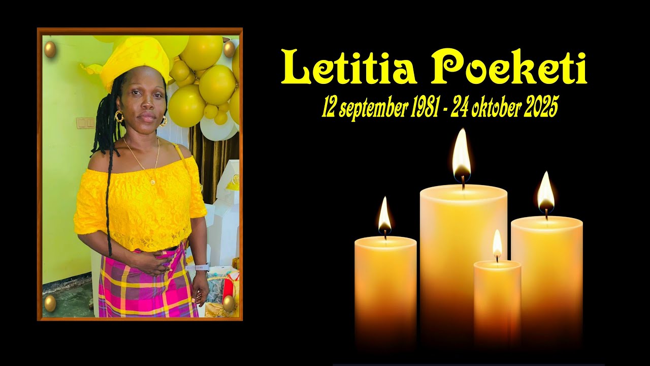 De Uitvaart van: Mevr.Letitia Poeketi