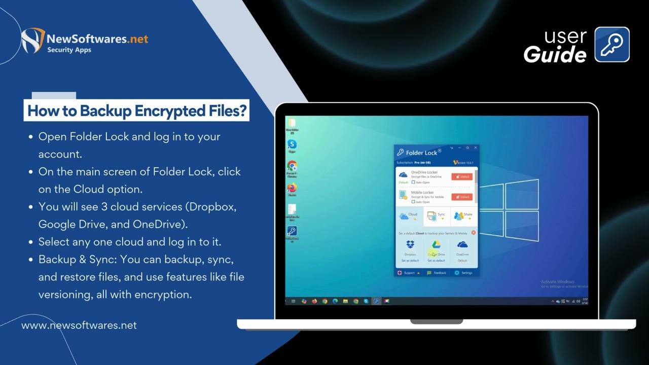 How to Backup Your Encrypted Files Securely with Folder Lock?