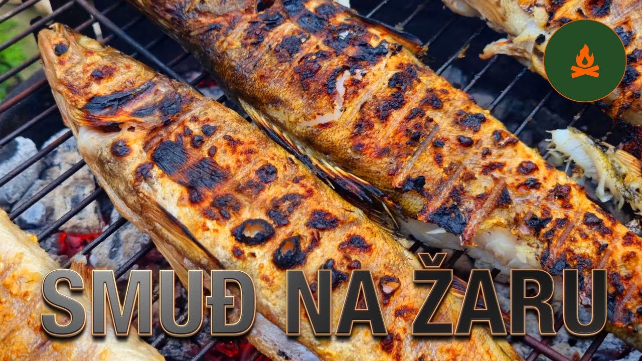 Smuđ na žaru - Smuđ na roštilju s krumpir salatom