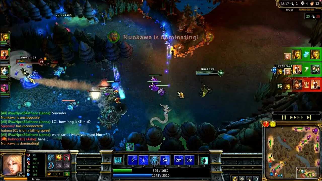 Custom skin For janna (Bleach) Inoue Orihime *Hybrid Janna Ownage*
