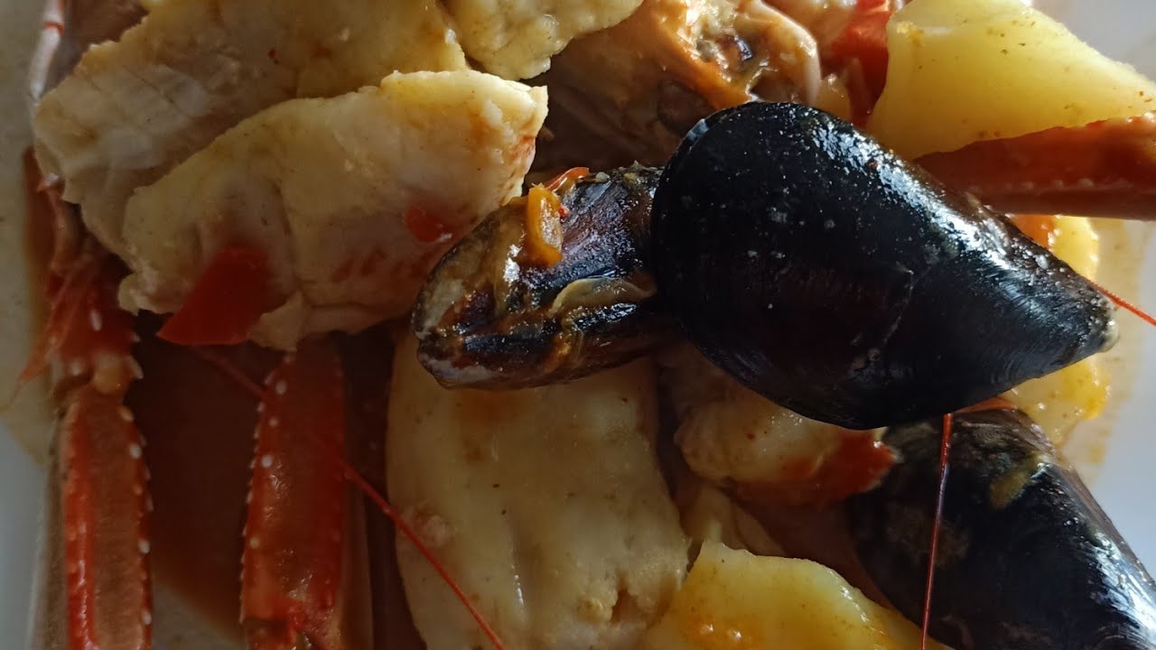 Zarzuela de pescados y mariscos, fácil y rico con Thermomix