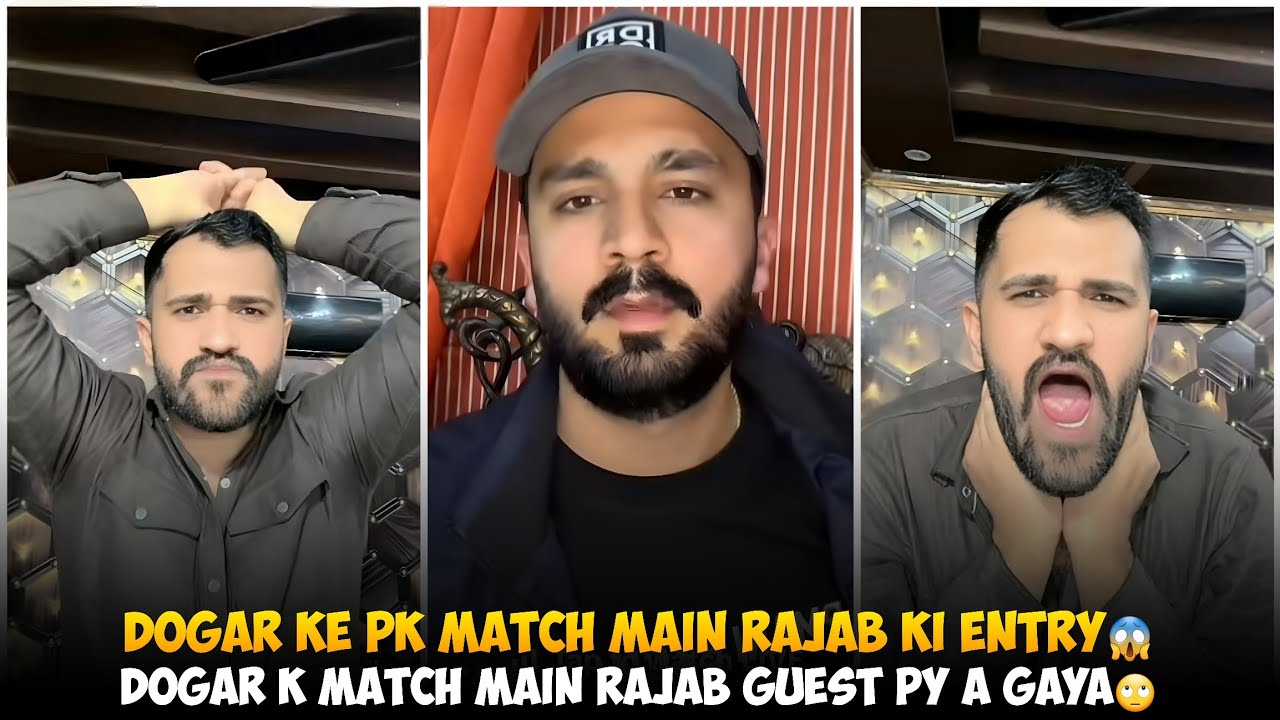 Maan Dogar Ke PK Match Main Rajab Butt Ki Entry | Dogar K Match Main Rajab Butt Guest Call Py a Gaya