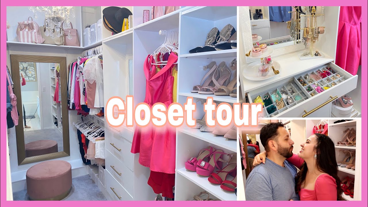 CLOSET TOUR 👗 MI ESPOSO HIZO EL CLOSET DE MIS SUEÑOS