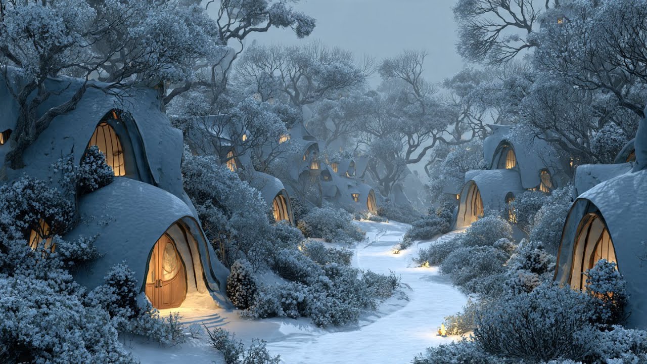 Celtic Winter Lantern Cottage | Cozy Medieval Ambience for Deep Rest & Sleep
