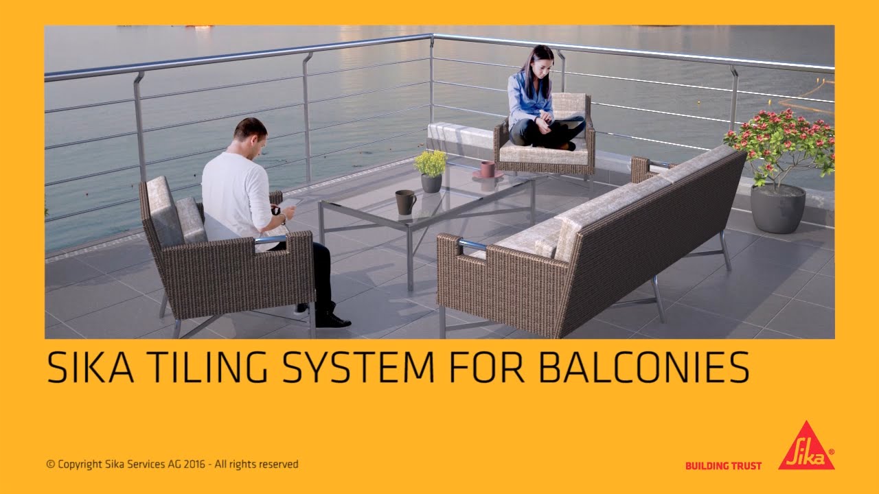 Sika Tiling System for balconies and terraces