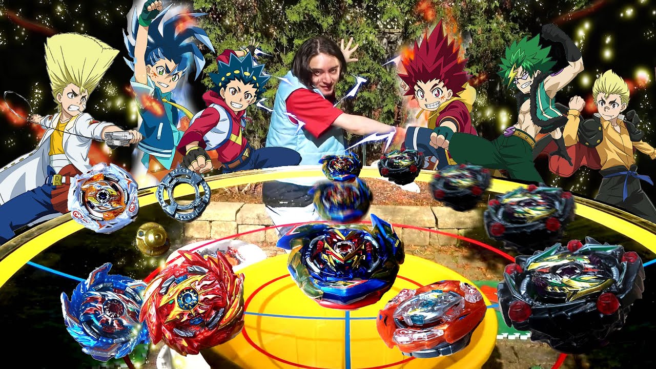 SUPERKING ULTIMATE ROYAL! THE STRONGEST SUPERKING BEYBLADE BURST SPARKING BATTLES HUGE ANIME STADIUM