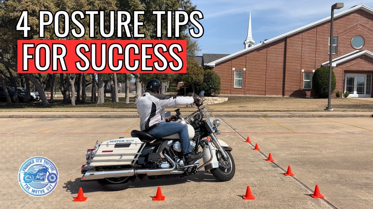 Slow Speed Motorcycle Posture- Is Your Posture Holding You back?