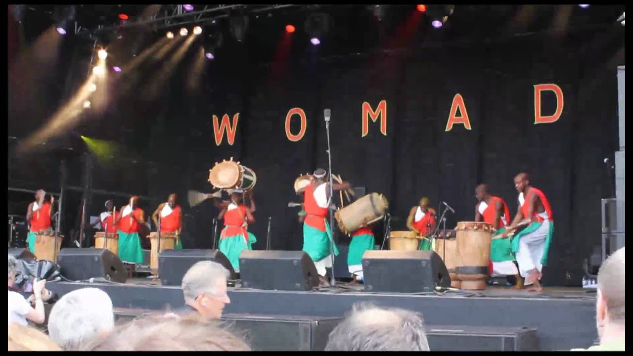 The Royal Drummers of Burundi part 1 At womad 2010 charlton park