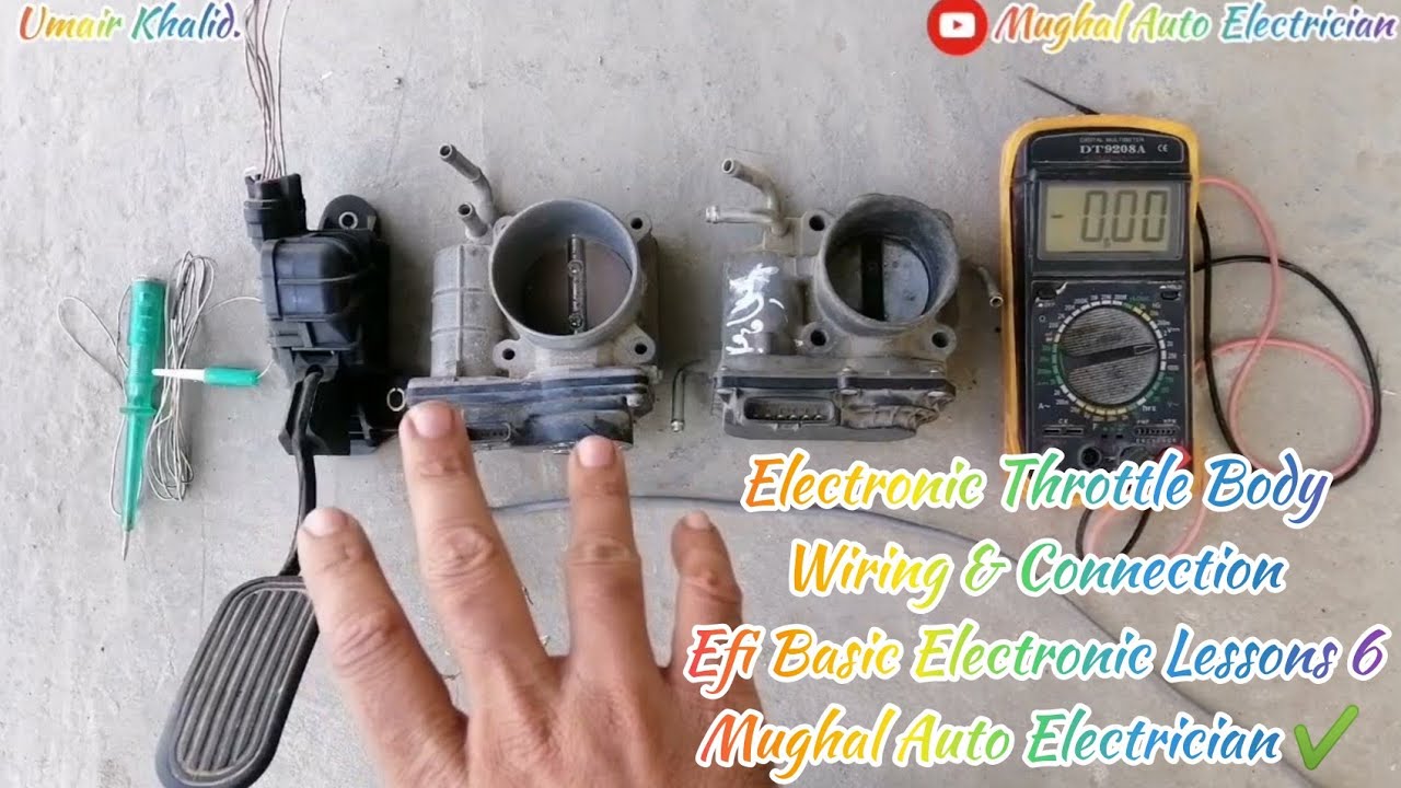 #ETC #Electronicthrottlebody | Electronic throttle body With #wiringdiagram #Part1