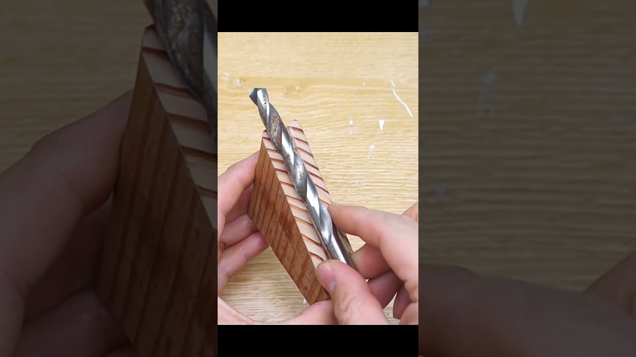 Use this method to sharpen a drill bit in 3 minutes  #diy #experiment #ectrical
