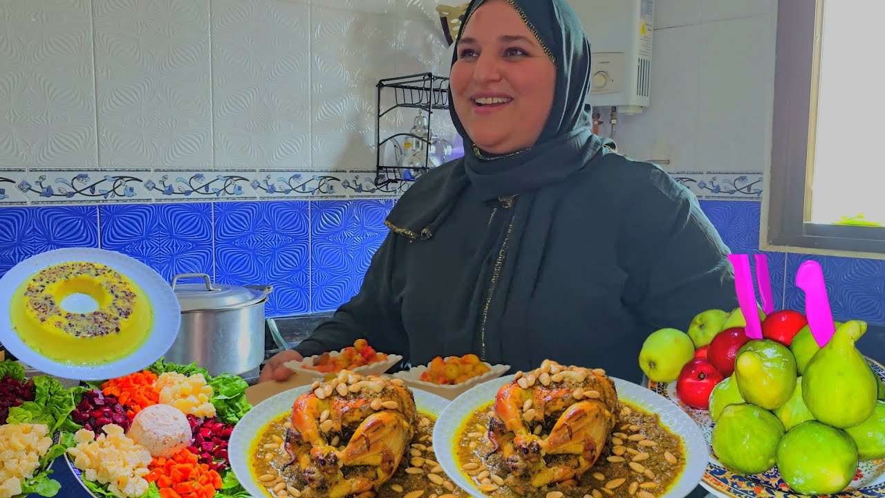 العائلة كلها تجمعات فدار  زكرياء وأحلام شوف الفرحة الي فعكوزتي وشيخي بولادهم مجموعين عليهم😍