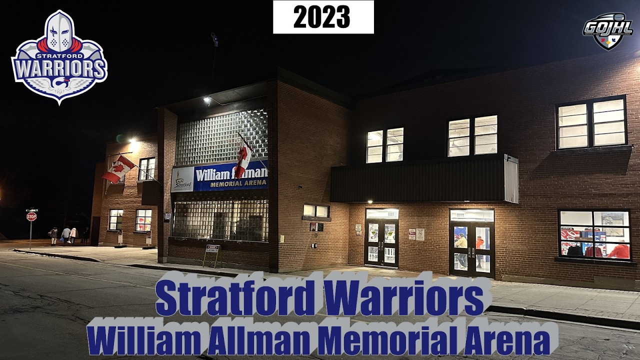 🏒 William Allman Memorial Arena - Stratford Warriors 2023 panorama