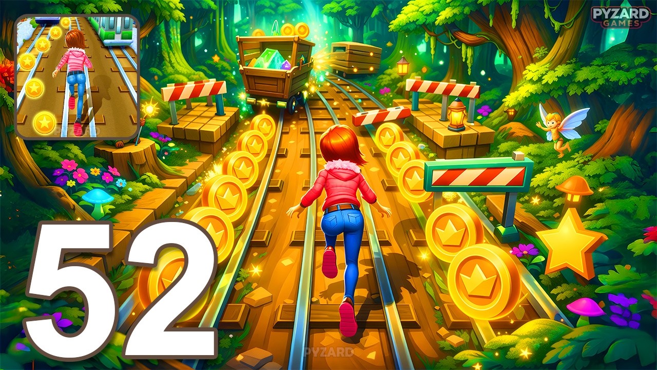 Subway Princess Runner - Gameplay Walkthrough Part 52 - Subway Craft Princess Runner (iOS, Android)