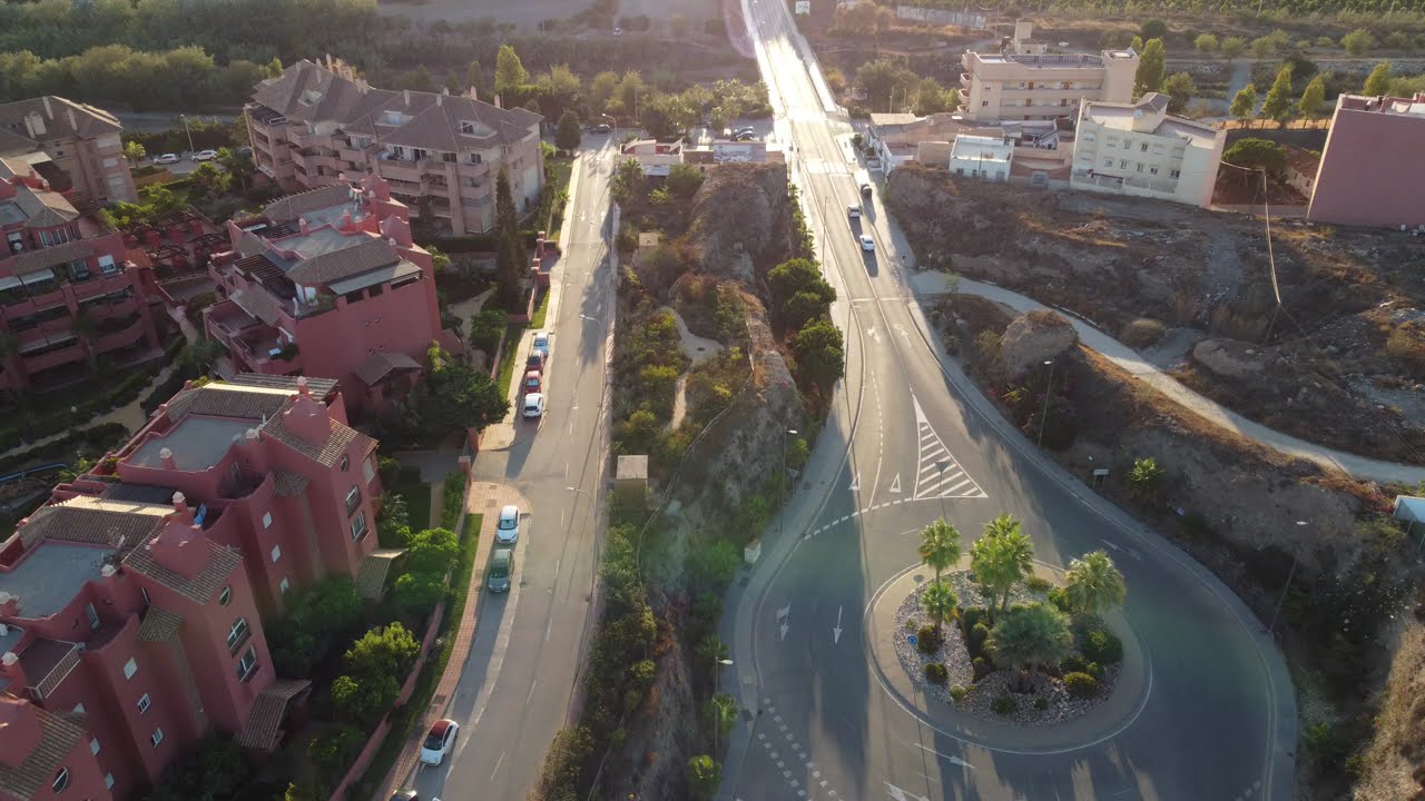 Torrox Málaga España desde el Aire - Faro y mar de Alborán - Entre Viajes y más..