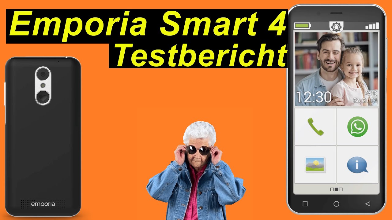 Emporia Smart 4 - handlich, kompakt, übersichtlich. Rentner Phone | SeppelPower