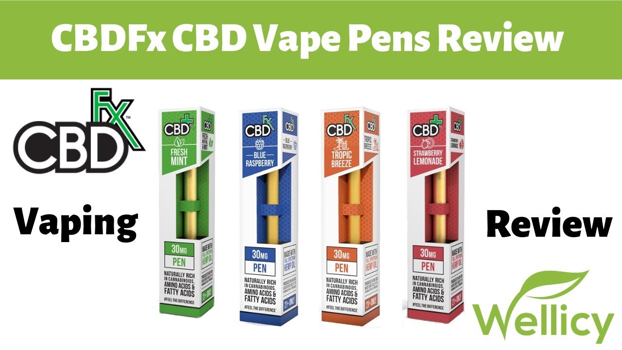 CBDFx CBD Vape Pens Review | 4 Flavors | 30mg Broad Spectrum CBD