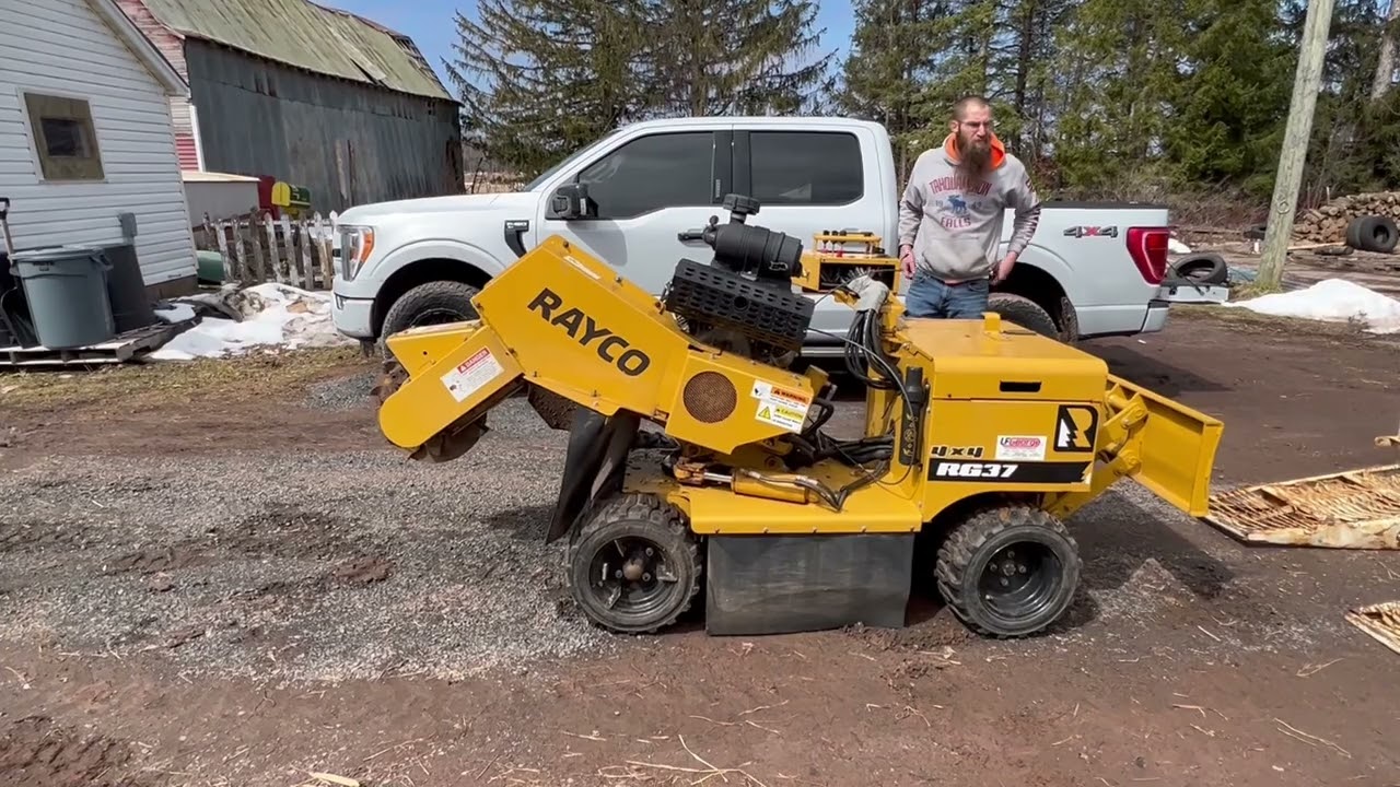 RAYCO RG37 4X4 STUMP GRINDER