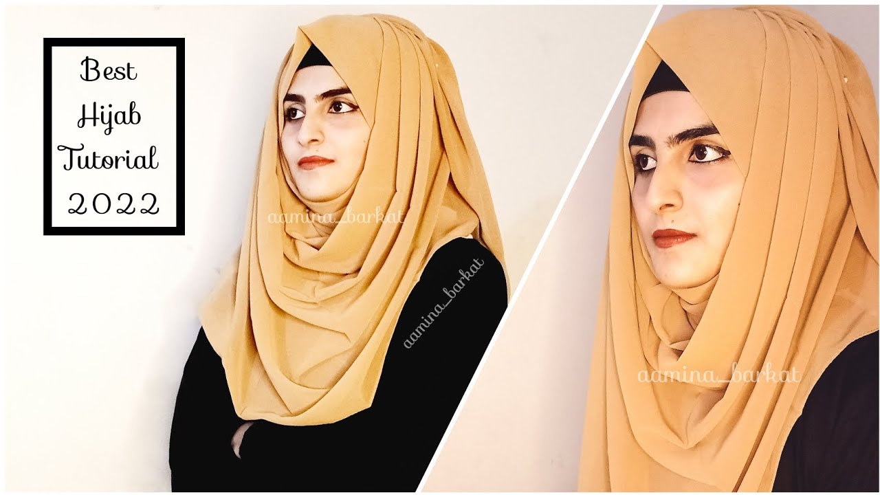 Easy Layered Hijab Tutorial | Chiffon Hijab Style By Amna