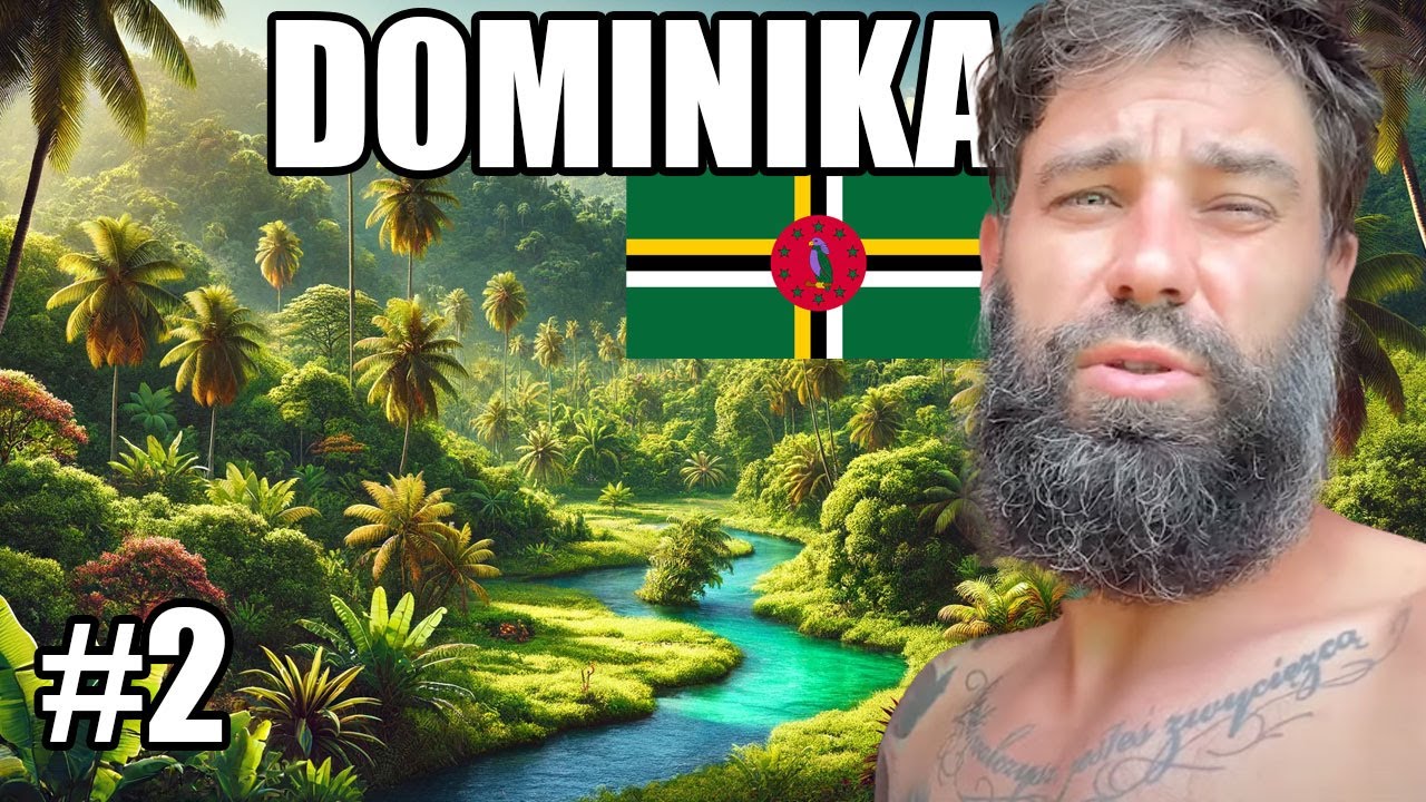 DOMINIKA - PRZEPRAWA PRZEZ WYSPĘ I PRYSZNIC Z JASZCZURKĄ