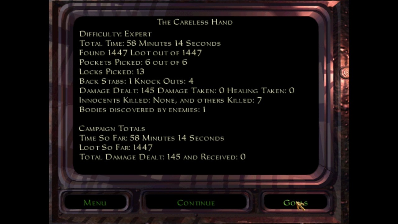 THIEF FM The Careless Hand (no commentary, segmented, expert, all loot)